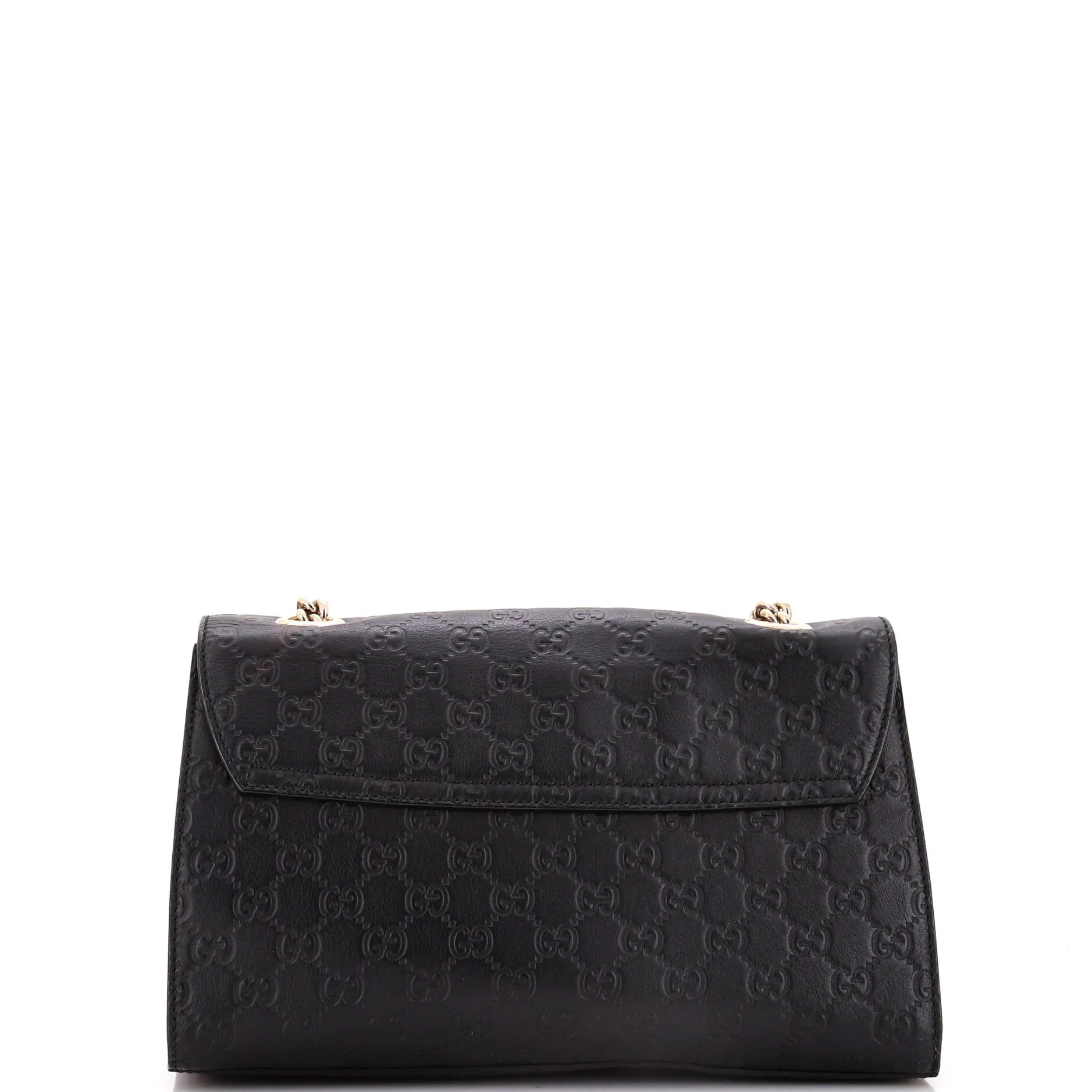 Emily Chain Flap Bag Guccissima Leather