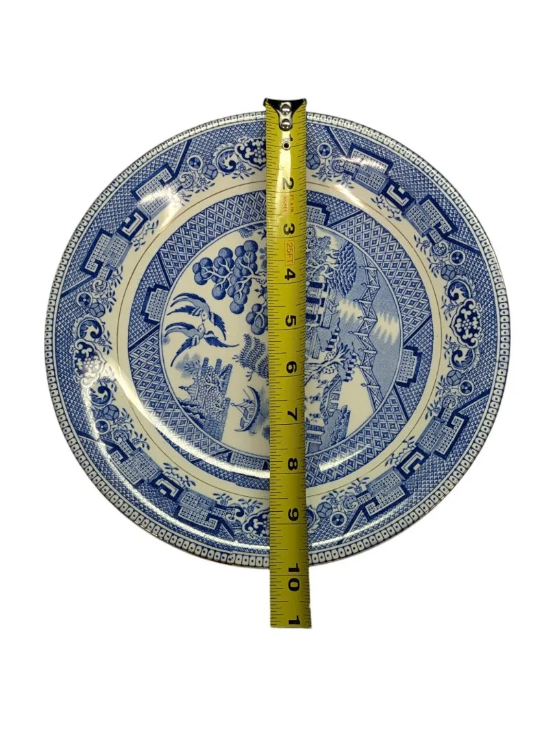 Imperial Blue Willow Porcelain Butter Plate