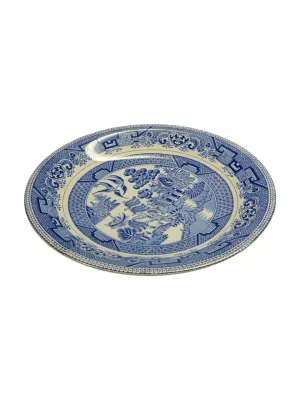 Imperial Blue Willow Porcelain Butter Plate