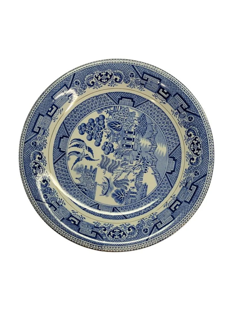 Imperial Blue Willow Porcelain Butter Plate