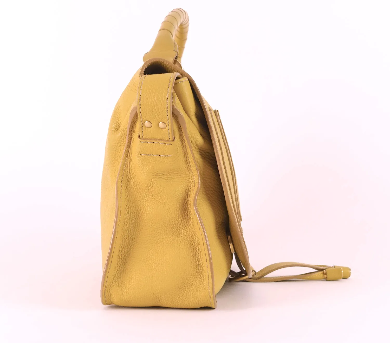 Marcie Top Handle Calfskin Leather Medium Bag