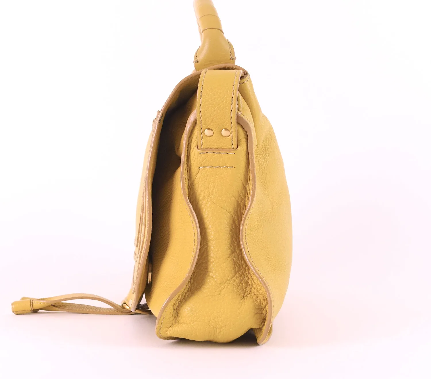 Marcie Top Handle Calfskin Leather Medium Bag