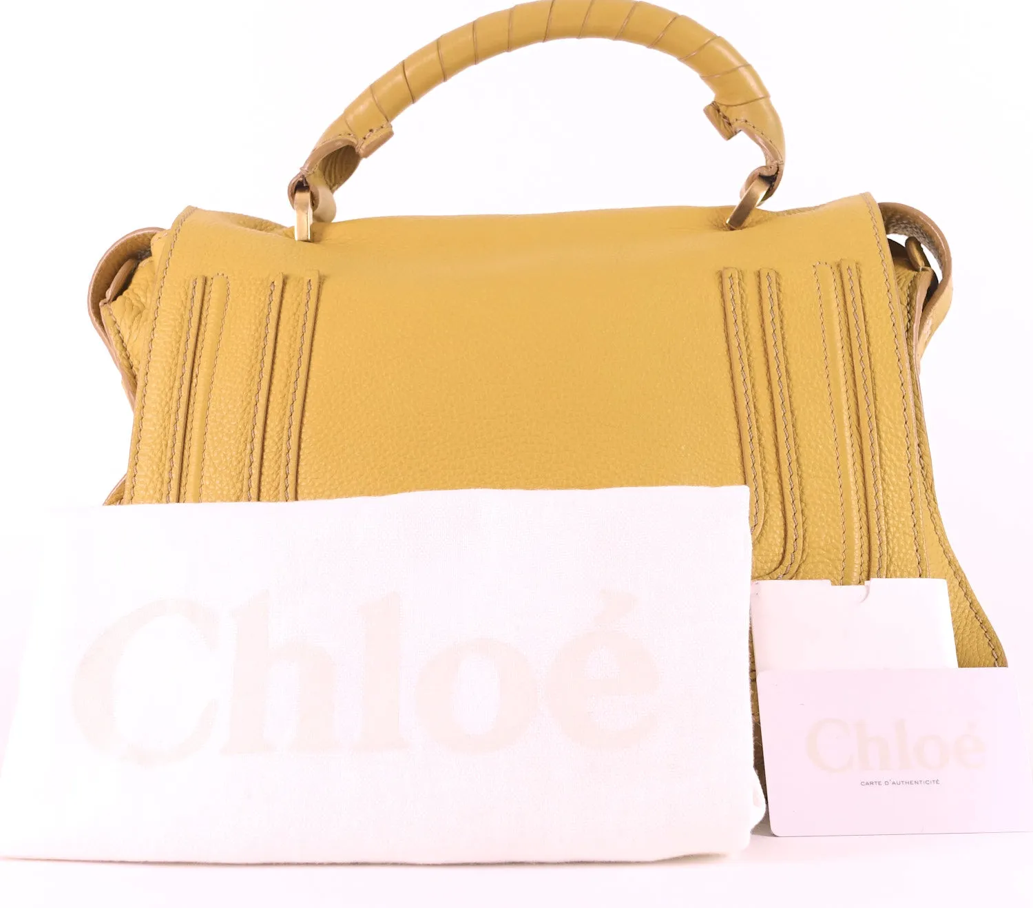 Marcie Top Handle Calfskin Leather Medium Bag