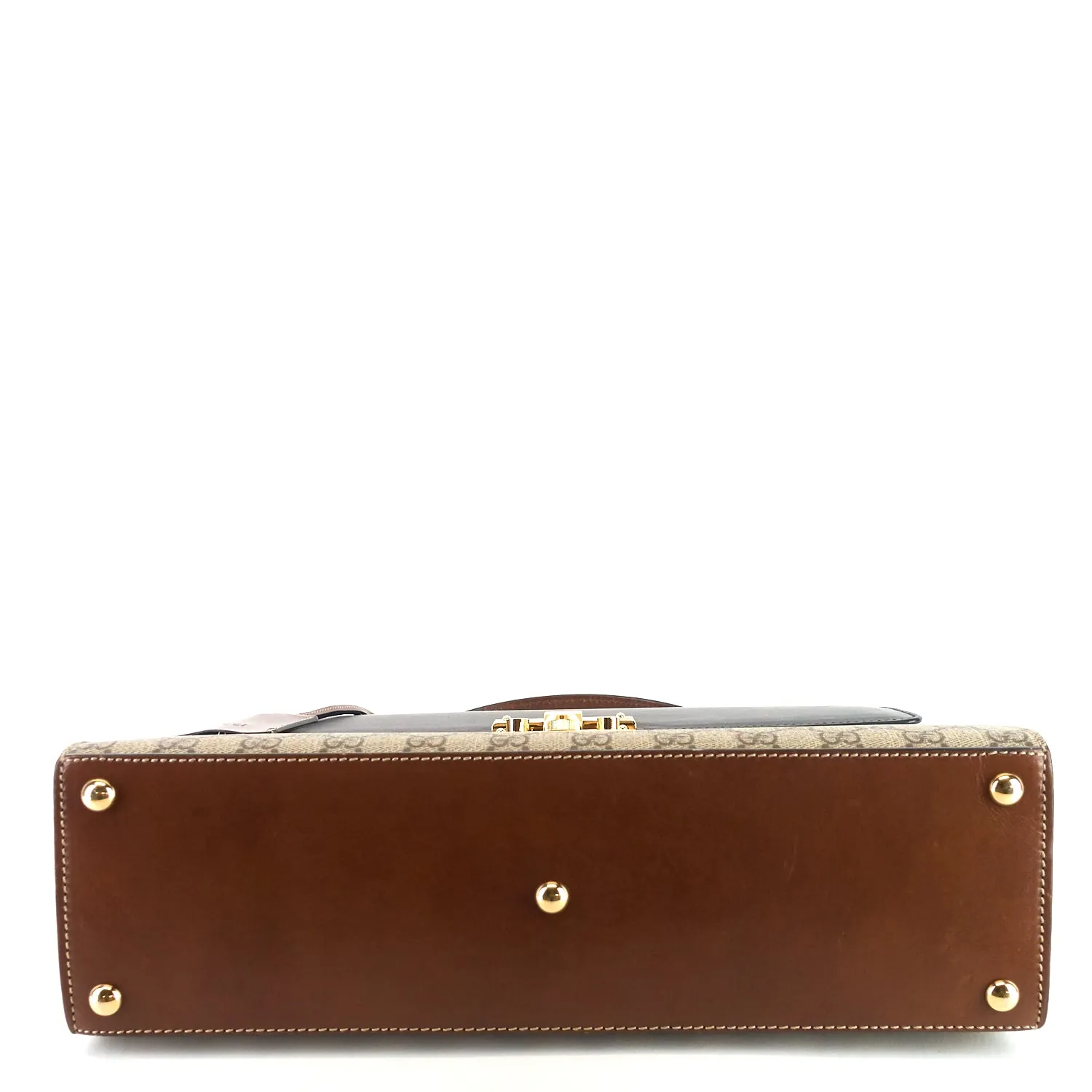 Padlock Supreme Monogram Canvas Top Handle Medium Bag