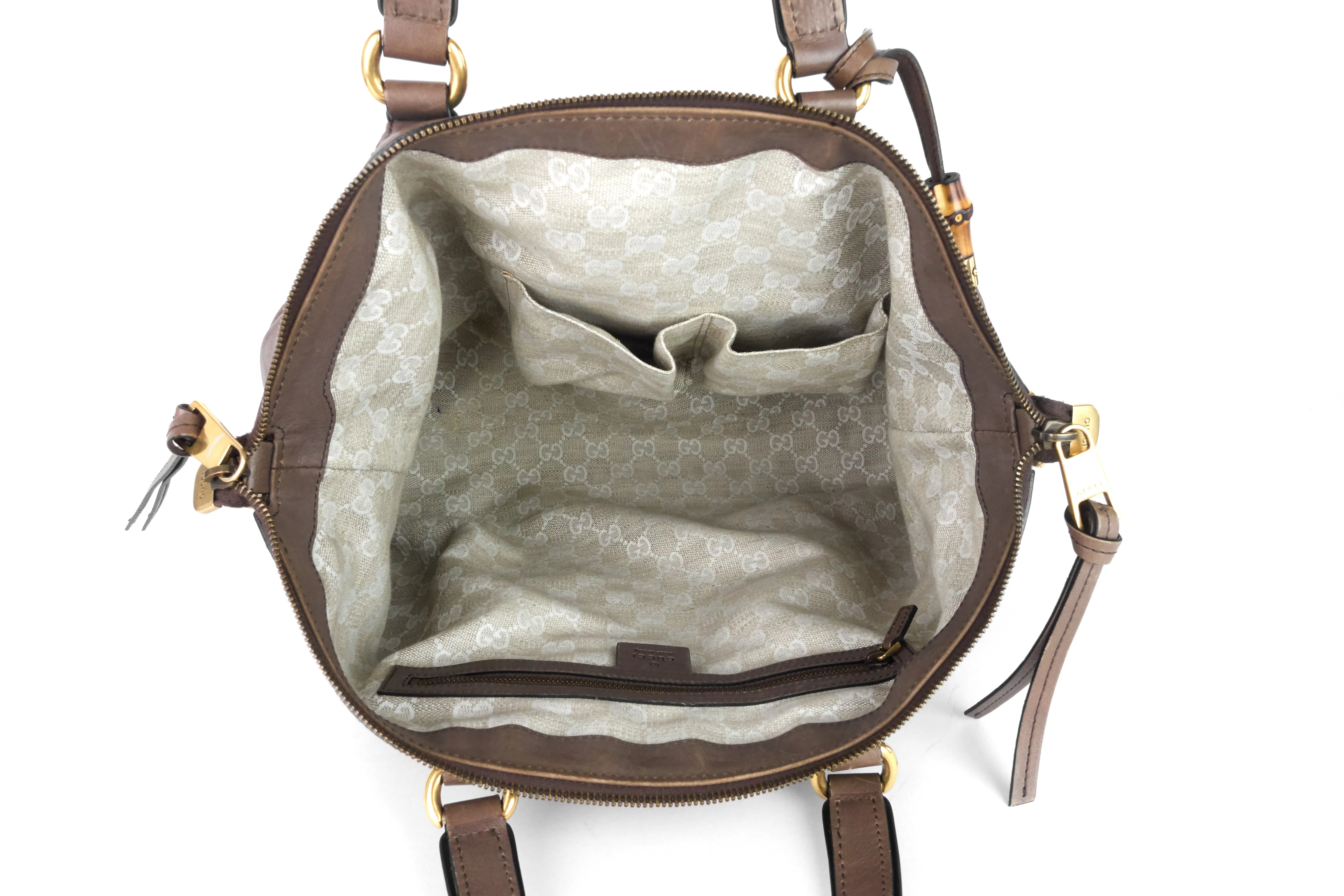 Raina Web Top Handle Medium Leather Bag