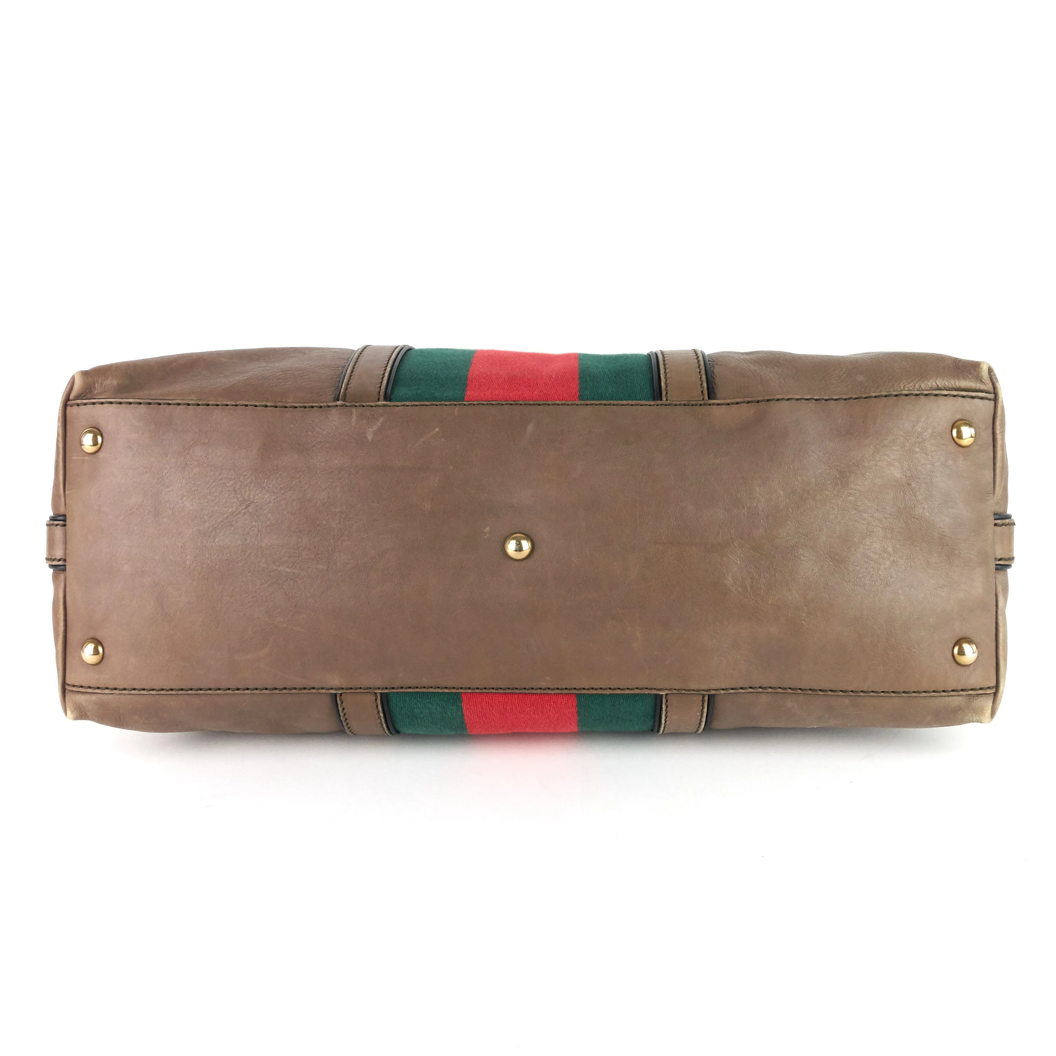 Raina Web Top Handle Medium Leather Bag