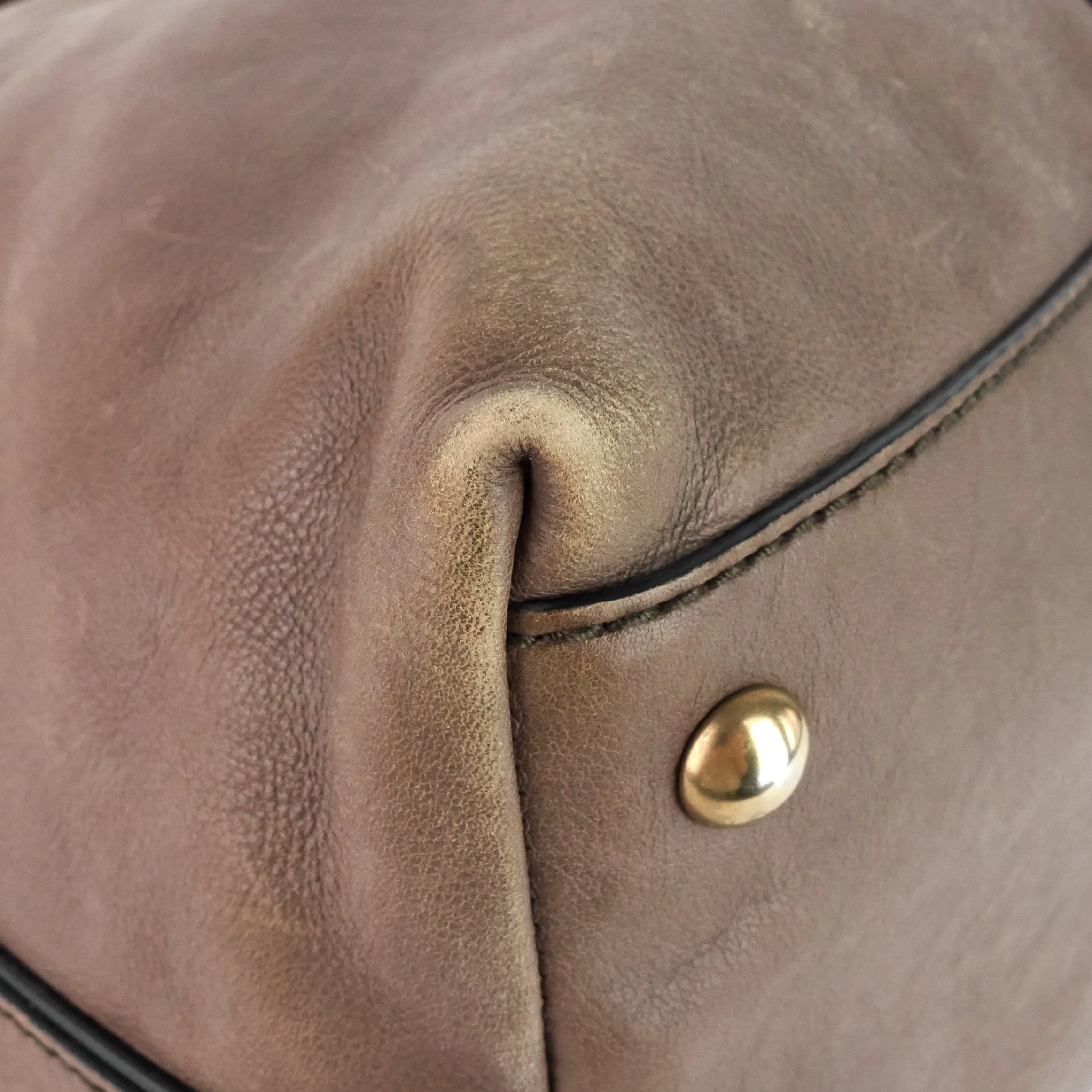 Raina Web Top Handle Medium Leather Bag
