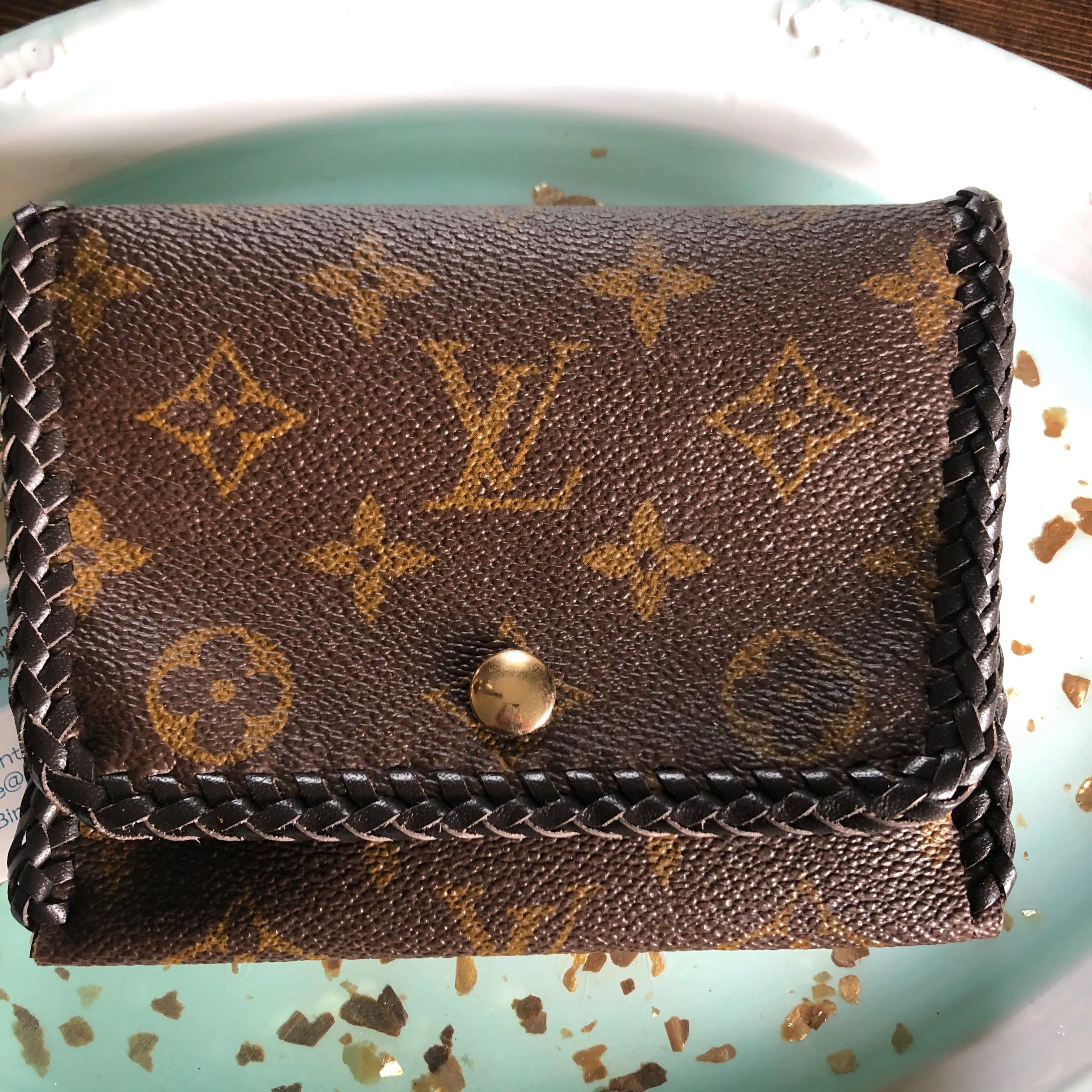 The Cardinal Bum Bag - Vintage Card Holder/Wallet/Wristlet
