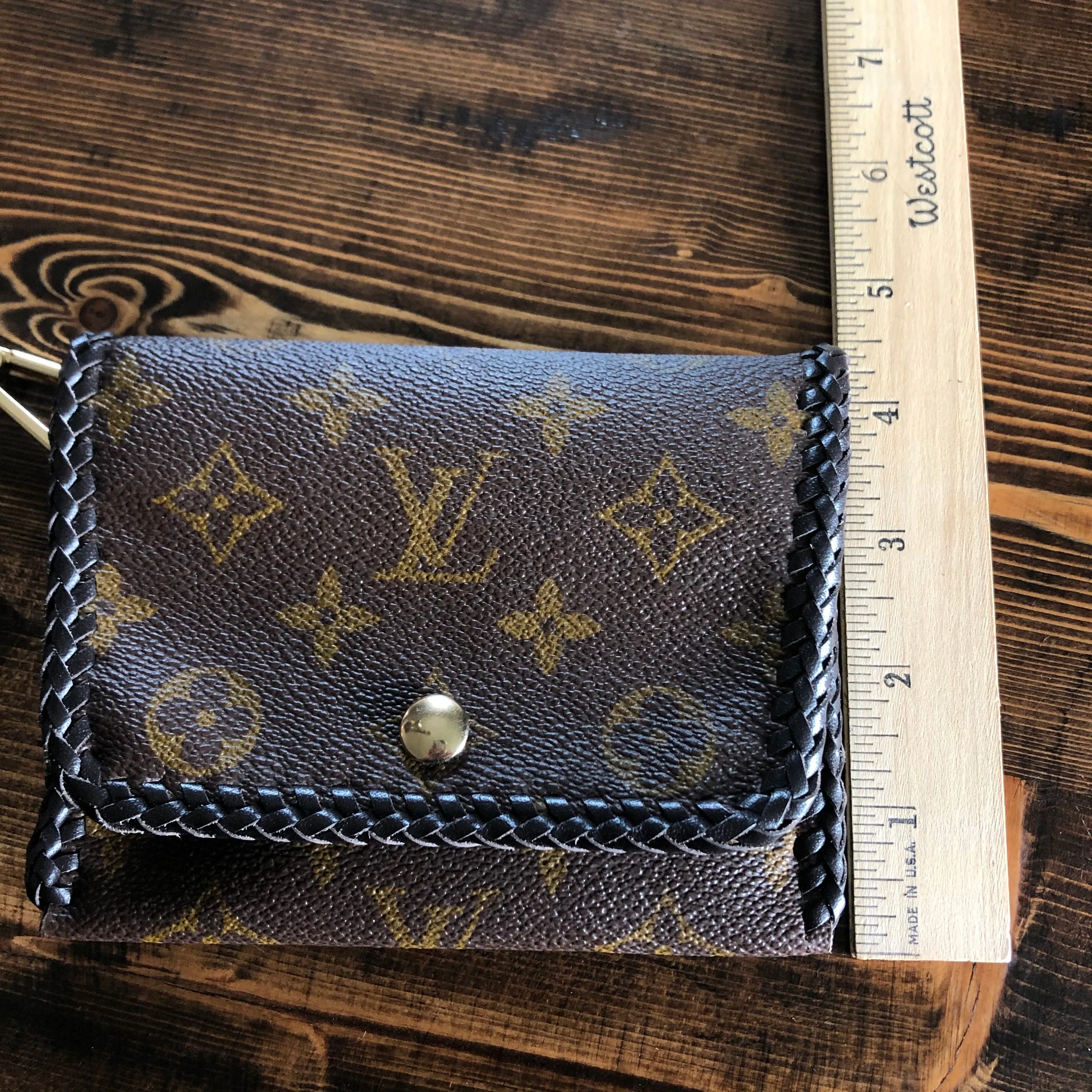The Cardinal Bum Bag - Vintage Card Holder/Wallet/Wristlet