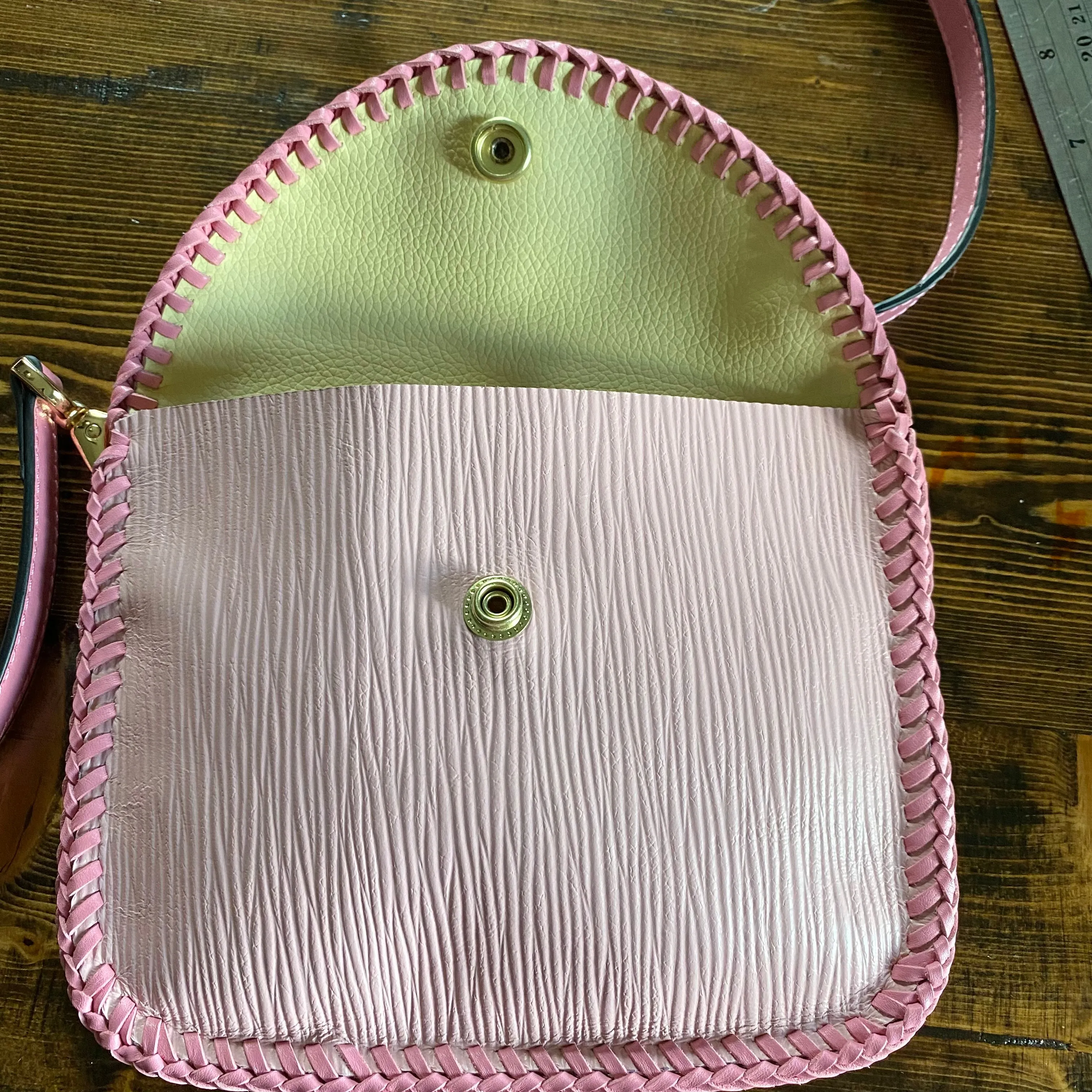 The Falcon - Damier Azur and Pink Small Crossbody