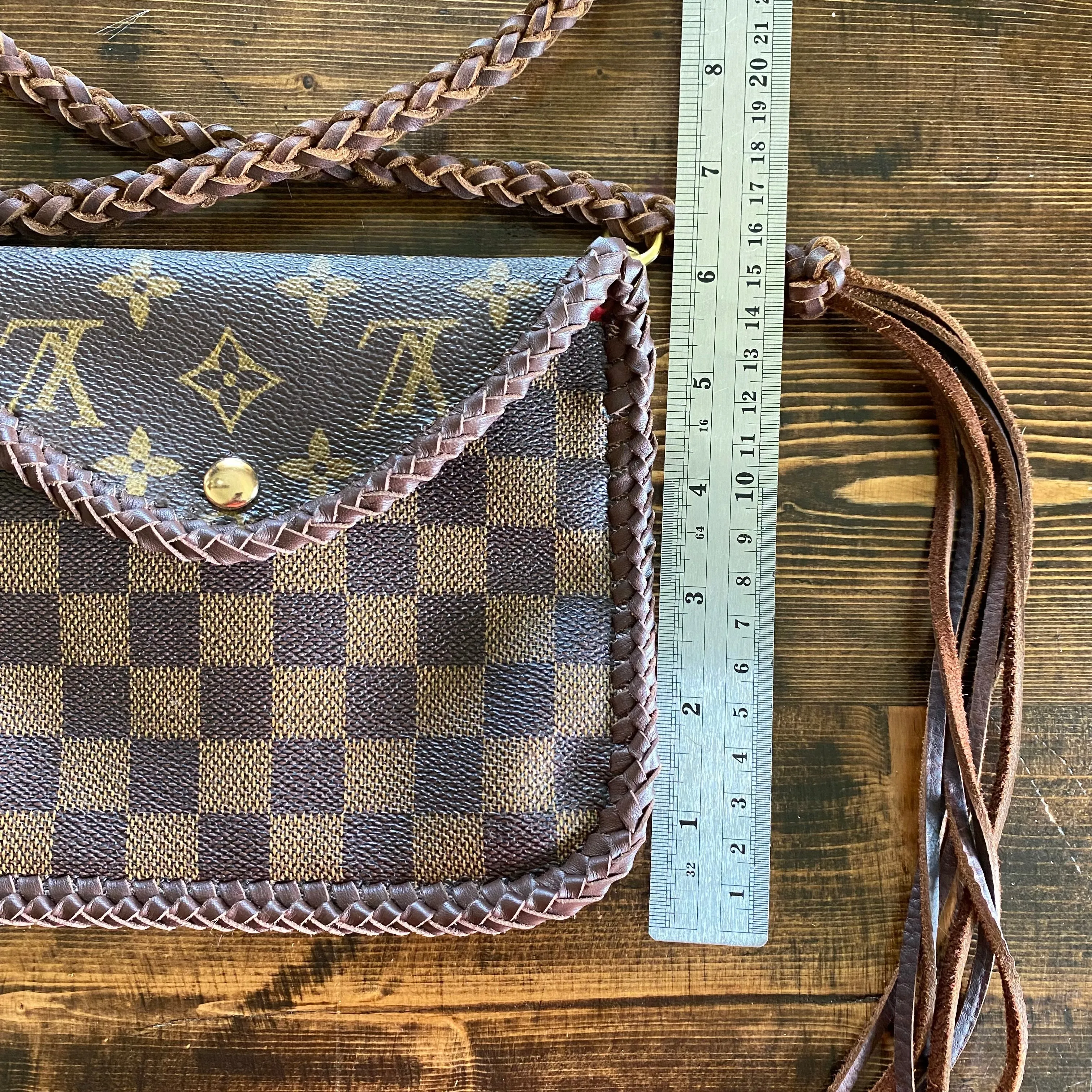 The Falcon - Damier/Monogram Mix Vintage Wristlet/Crossbody/Clutch
