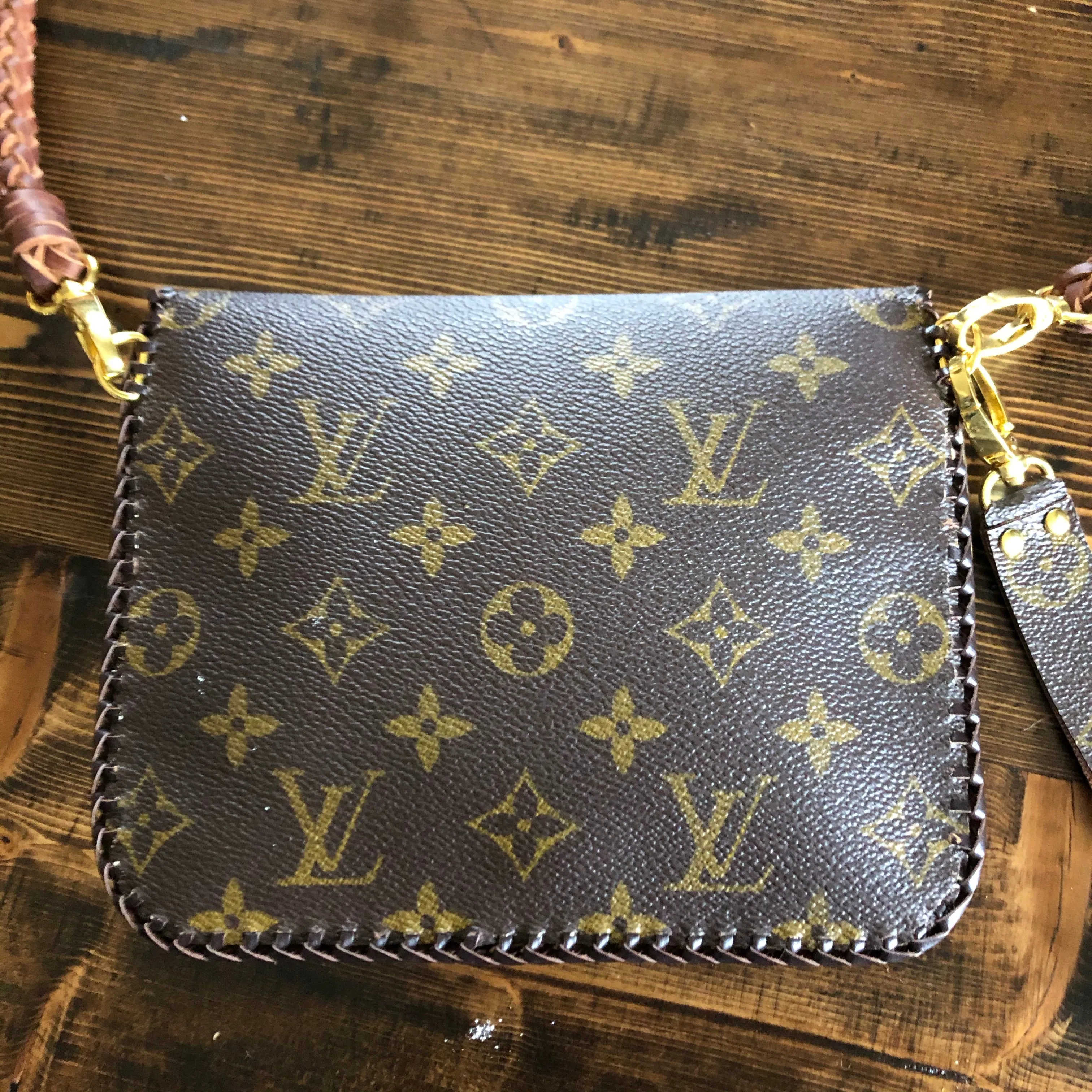 The Falcon - Full Monogram Vintage Wristlet/Crossbody/Clutch