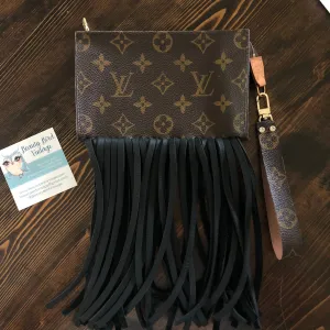 The Jay - Vintage Clutch Wristlet | Upcycled