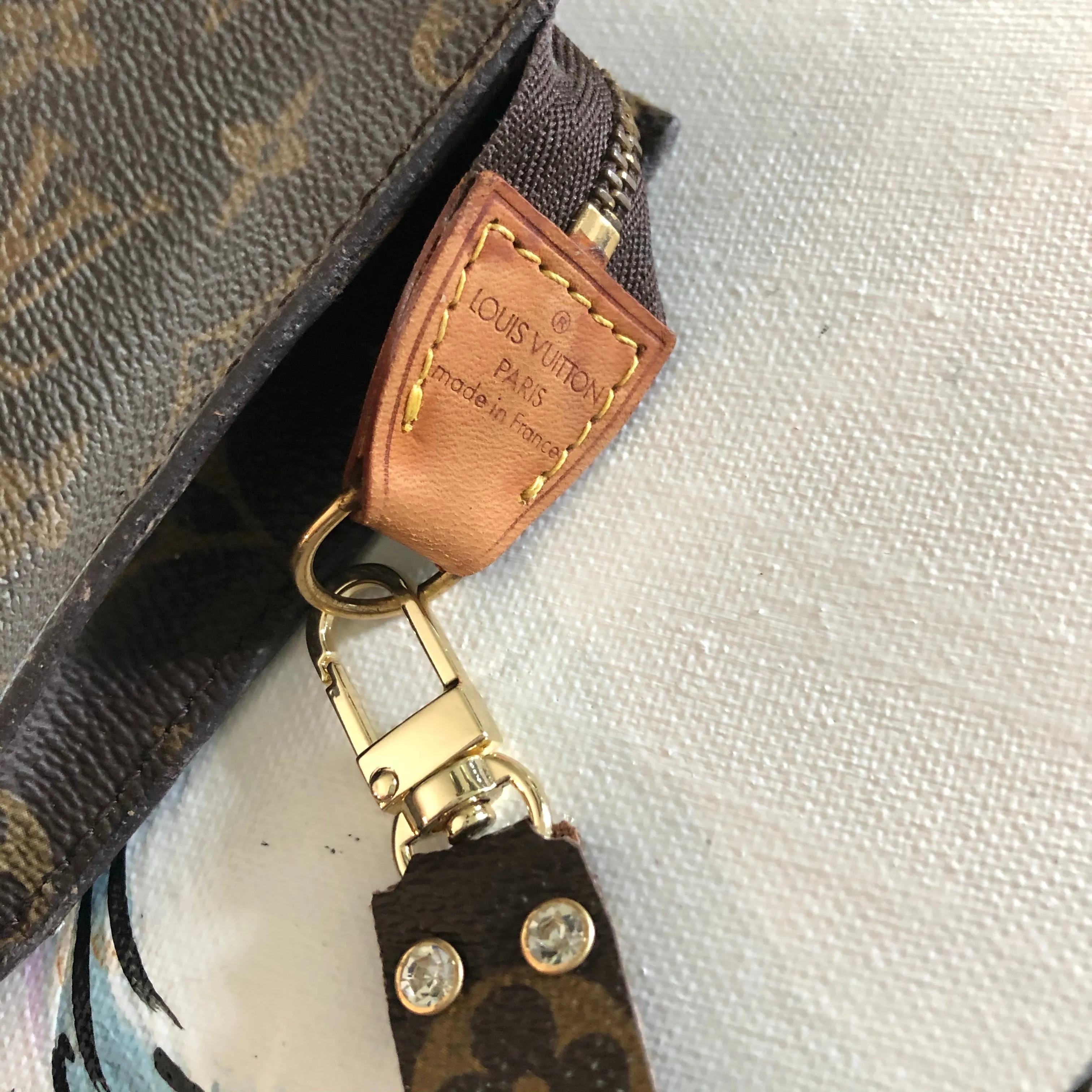 The Jay - Vintage Clutch Wristlet | Upcycled