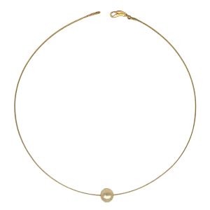 Vintage 18K Gold & Pearl Necklace