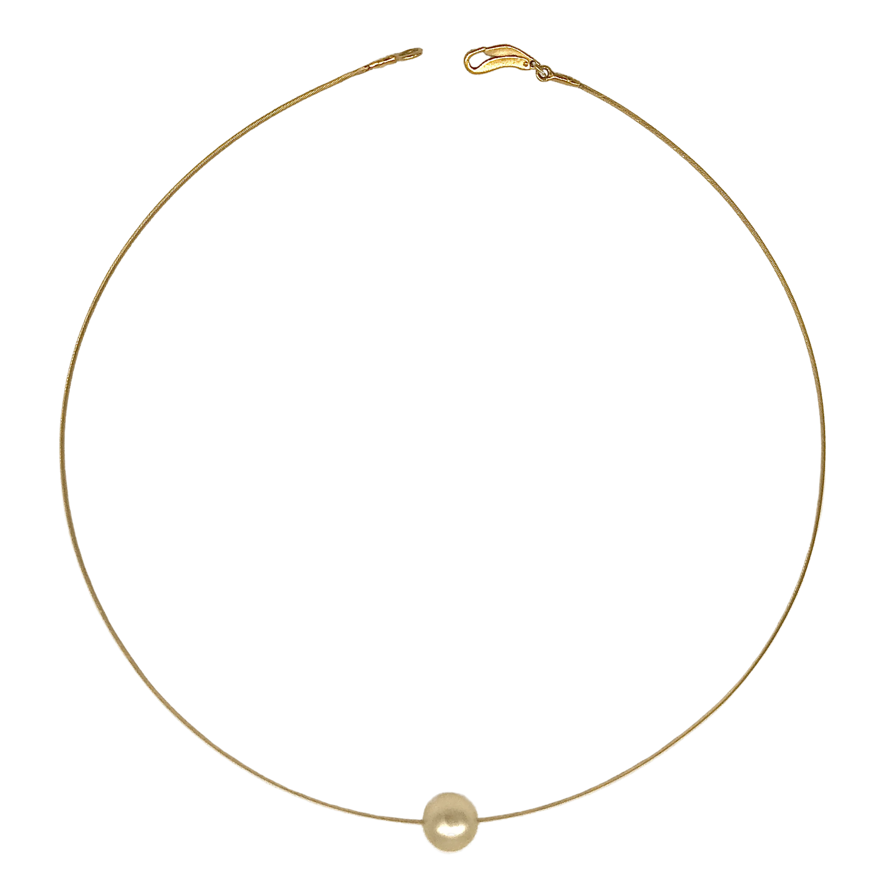 Vintage 18K Gold & Pearl Necklace